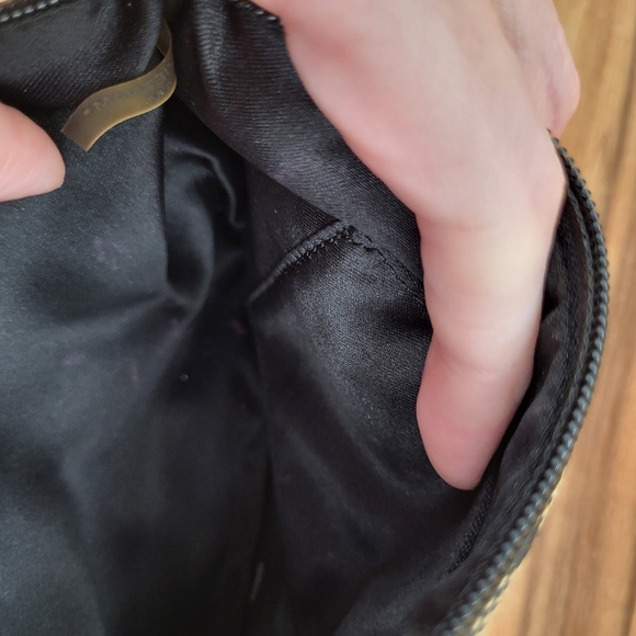 Coach Black and Tan Signature Logo Wristlet with Front Pocket - Picture 7 of 7